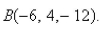 Find an equation of the set of all points equidistant from the points   and  