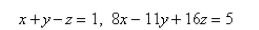 Find, correct to the nearest degree, the angle between the planes.  