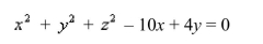 Find the center and the radius of the sphere that has the given equation.  