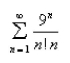 Determine whether the series is convergent or divergent.  