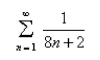 Use the Integral Test to determine whether the series is convergent or divergent.  