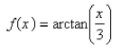 Find a power series representation for the function and determine the radius of convergence.  