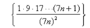 Select the correct Answer for each question. -Find the value of the limit for the sequence given.   A)    B)    C)    D)    E)   