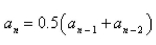 Select the correct Answer for each question. -A sequenceis   defined recursively by the equation   for   where   Use your calculator to guess the limit of the sequence. A)    B) 14 C)    D)    E) 15