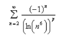 Select the correct Answer for each question. -Find the values of p for which the series is convergent.   A)    B)    C)    D)   
