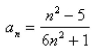 Determine whether the sequence defined by   converges or diverges.If it converges, find its limit.