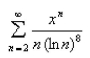 Find the radius of convergence and the interval of convergence of the power series.Select the correct Answer   A)    B)    C)    D)   