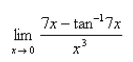 Use series to evaluate the limit correct to three decimal places.   Select the correct Answer