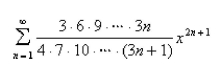 Find the radius of convergence and the interval of convergence of the power series.\ Select the correct Answer   A)    B)    C)    D)   