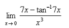 Use series to evaluate the limit correct to three decimal places.   Select the correct Answer