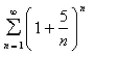 Determine whether the given series converges or diverges.If it converges, find its sum.  