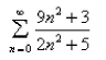 Determine whether the given series converges or diverges.If it converges, find its sum.  