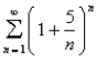 Determine whether the given series converges or diverges.If it converges, find its sum.  