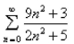 Determine whether the given series converges or diverges.If it converges, find its sum.  