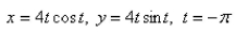 Find an equation of the tangent to the curve at the point corresponding to the given value of the parameter.  