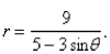 Consider the polar equation (a) Find the eccentricity and an equation of the directrix of the conic.(b) Identify the conic.(c) Sketch the curve.