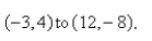Select the correct Answer: for each question -Find parametric equations to represent the line segment from   A)    B)    C)    D)    E)   