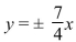 Find an equation of the hyperbola centered at the origin that satisfies the given condition.   ptotes:  