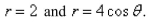 Find the point(s) of intersection of the curves  