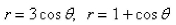 Find the area of the region that lies inside the first curve and outside the second curve.Select the correct Answer   A)    B)    C)    D)    E)   