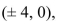 Find an equation of the hyperbola centered at the origin that satisfies the given condition.   ptotes:  