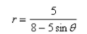 Find the eccentricity of the conic.Select the correct Answer   A)    B)    C)    D)    E)   