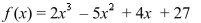 Plot the graph of the function   in an appropriate viewing window.  