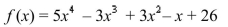 Plot the graph of the function   in an appropriate viewing window.  