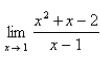 Find the limit   , if it exists.Select the correct Answer A) 1 B) 3 C) 2 D) Does not exist