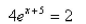 Solve the equation.  