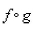 Find the function   and its domain if   and   .
