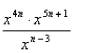 Use the Law of Exponents to rewrite and simplify the expression.  