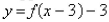 Suppose that the graph of is given   is given.Describe how the graph of the function   can be obtained from the graph of   Select the correct Answer A) Shift the graph 3 units to the right and 3 units down. B) Shift the graph 3 units to the right and 3 units up. C) Shift the graph 3 units to the left and 3 units up. D) Shift the graph 3 units to the left and 3 units down. E) None of these