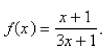 Find the inverse function of  