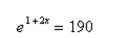 Find the solution of the equation correct to four decimal places.