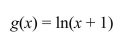 Use the graph of y = ln x as an aid to sketch the graph of the function.