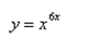Use logarithmic differentiation to find the derivative of the function.
