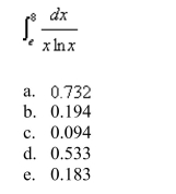 Evaluate the integral to three decimal places.