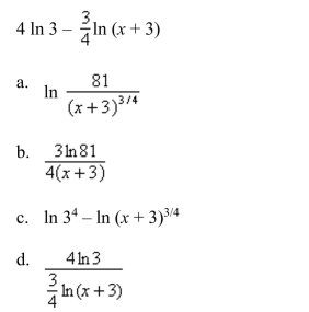 Use the laws of logarithms to write the expression as the logarithm of a single quantity.