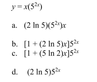 Differentiate the function.
