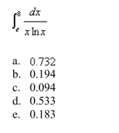 Evaluate the integral to three decimal places.