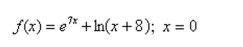 Find the differential of the function at the indicated number.
