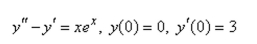 Solve the initial-value problem using the method of undetermined coefficients.