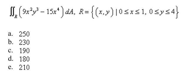 Calculate the double integral.  <div style=padding-top: 35px> 