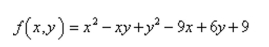 Find the local maximum, and minimum value and saddle points of the function.  <div style=padding-top: 35px> 