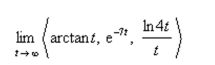 Find the following limit.