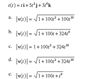 Find the speed of a particle with the given position function.
