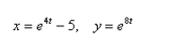 Eliminate the parameter to find a Cartesian equation of the curve.