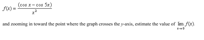 By graphing the function