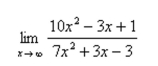 Evaluate the limit.